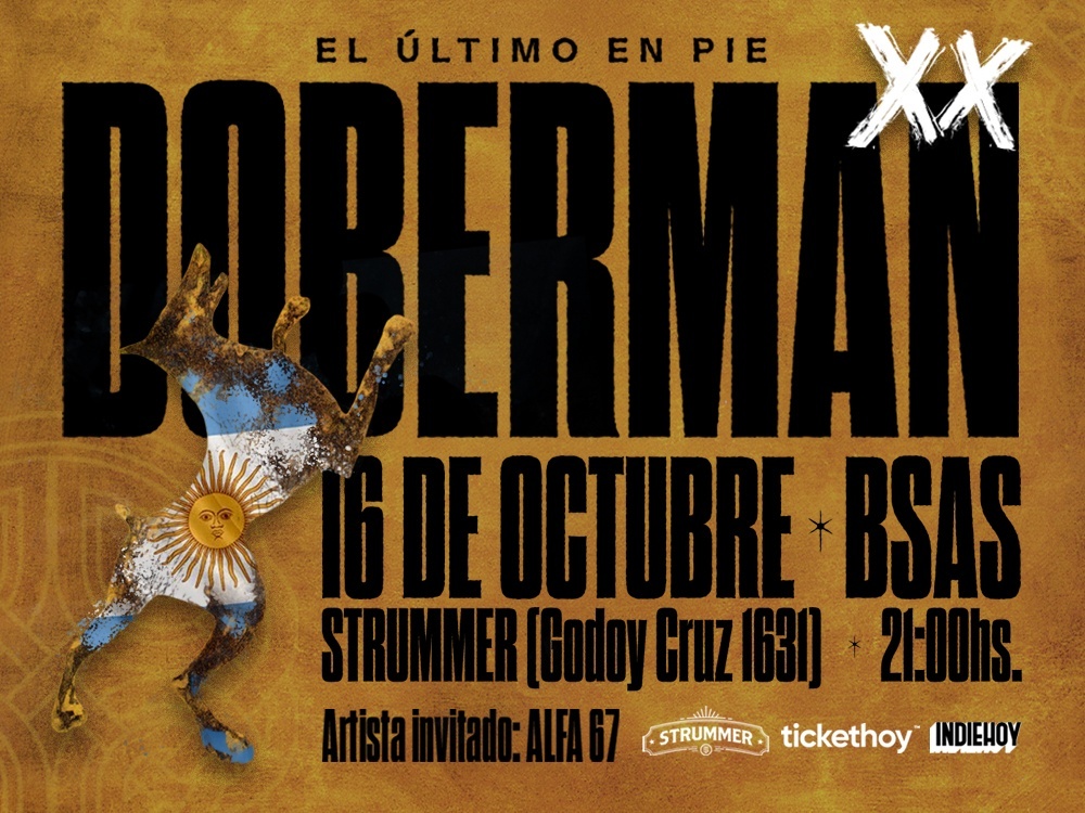 DOBERMAN XX en PALERMO!